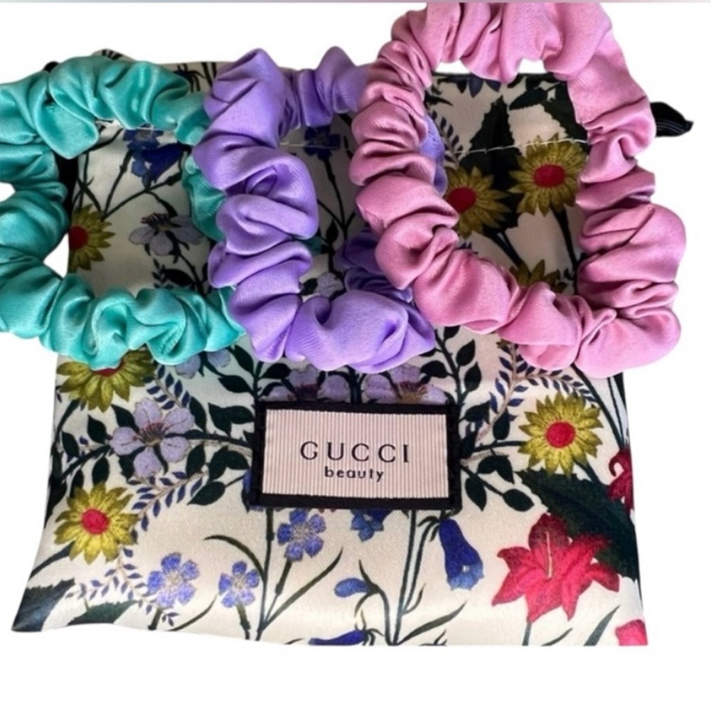 Gucci Pink and Blue Hair Accessories Set - Picture 2 of 2